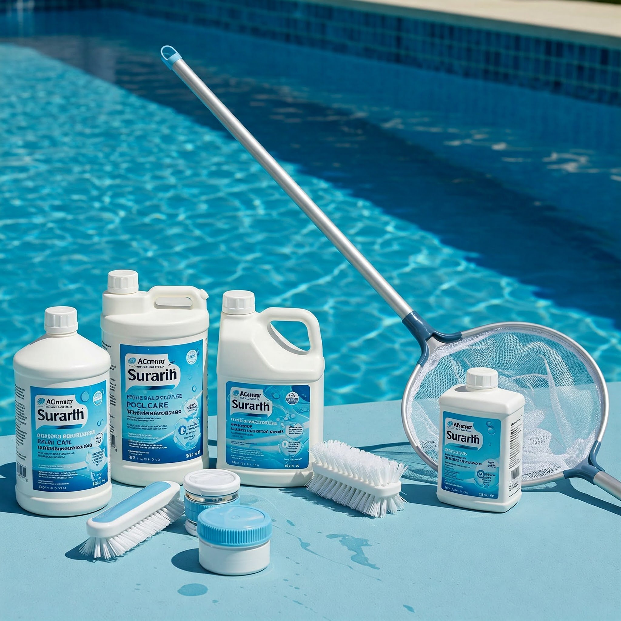 Produits de traitement pour piscines